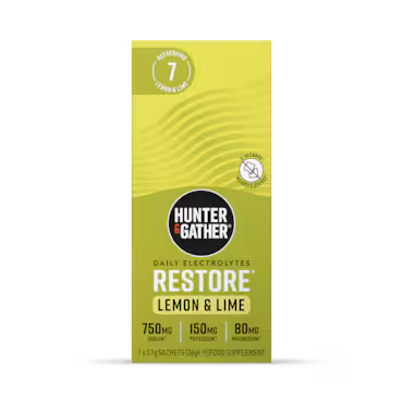 Hunter & Gather Restore Electrolytes - Lemon & Lime 7 pack