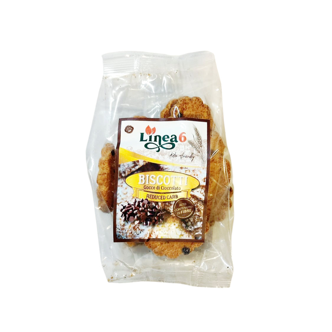 Linea6 Low Carb Chocolate Chip Biscotti - Pack of 10