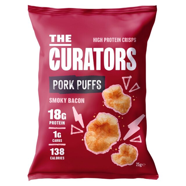 The Curators - Smoky Bacon Pork Puffs 25g