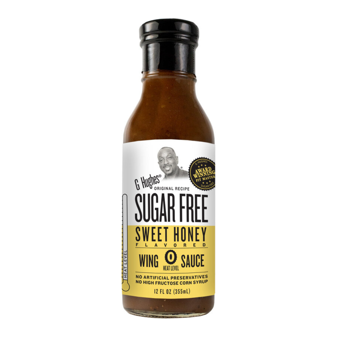 G Hughes Sugar Free Wing Sauce - Sweet Honey 355ml