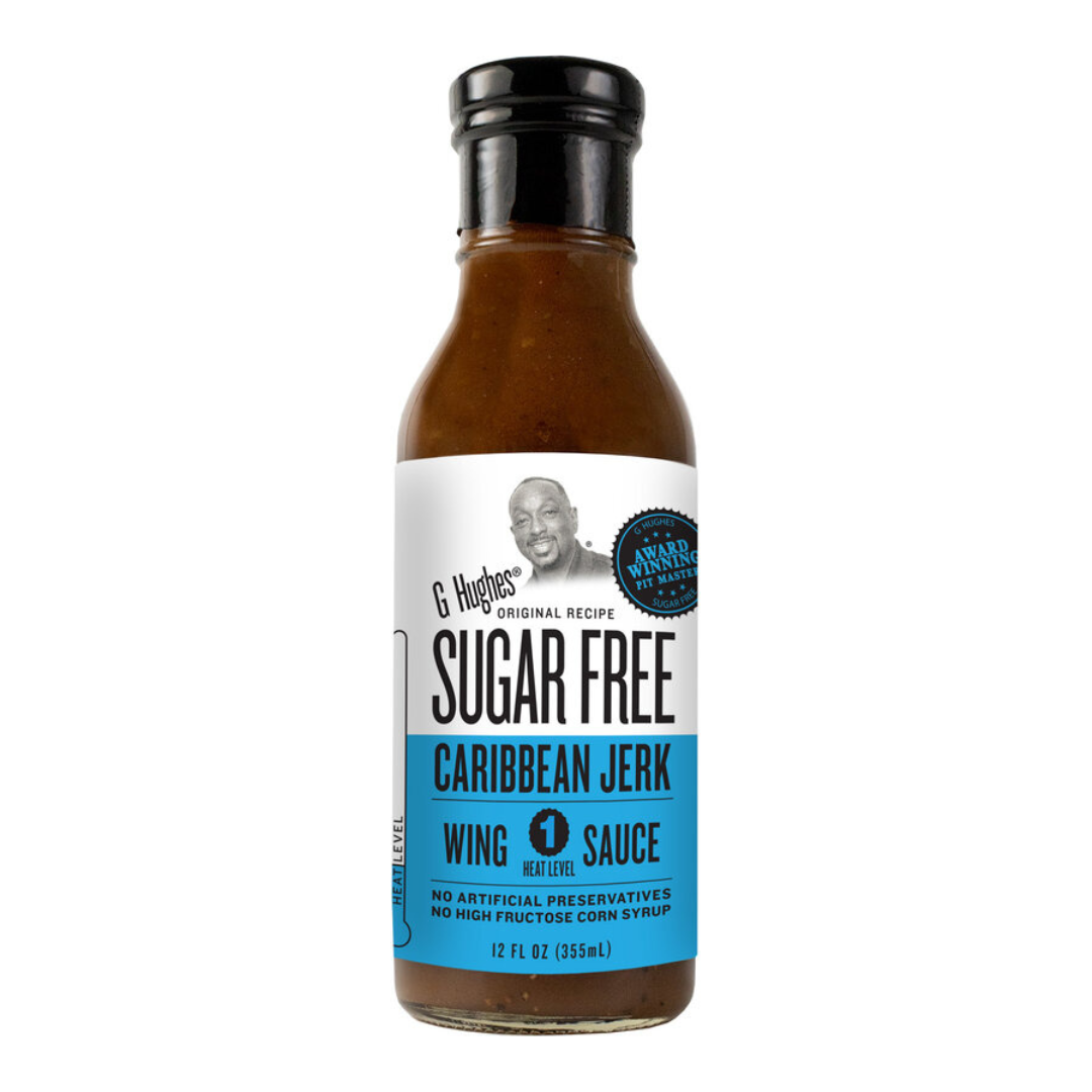G Hughes Sugar Free Wing Sauce - Caribbean Jerk 355ml