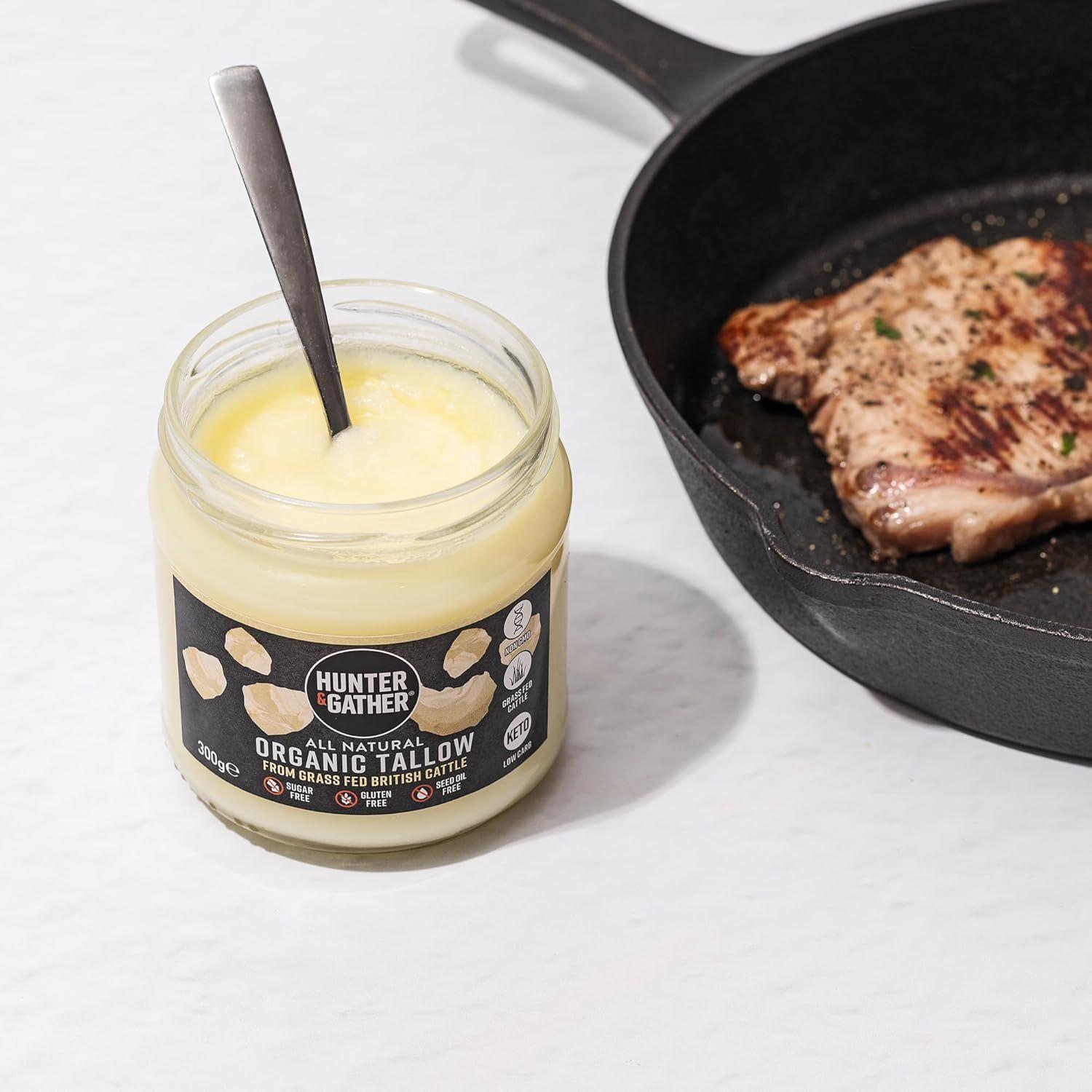 Hunter & Gather Grass Fed Organic Tallow 300g