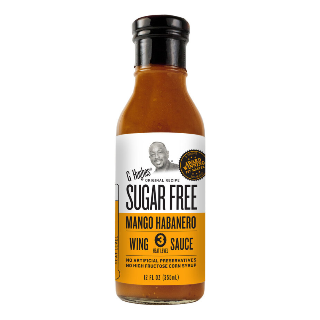 G Hughes Sugar Free Wing Sauce - Mango Habanero 355ml