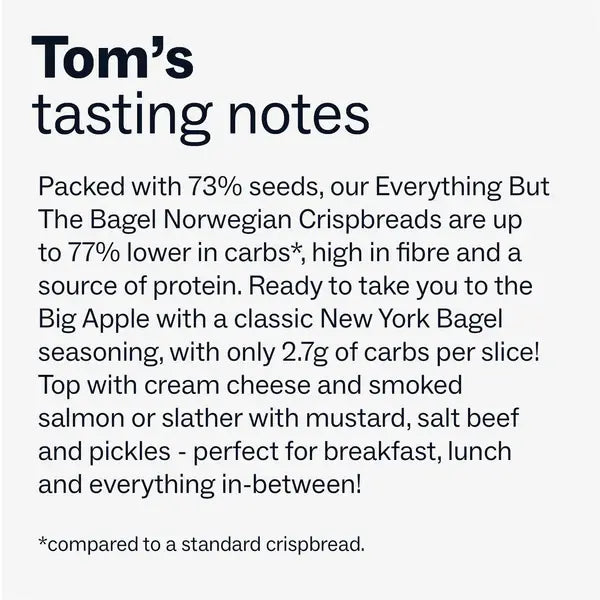 Fudi 'Everything But The Bagel' Crisp Bread 144g