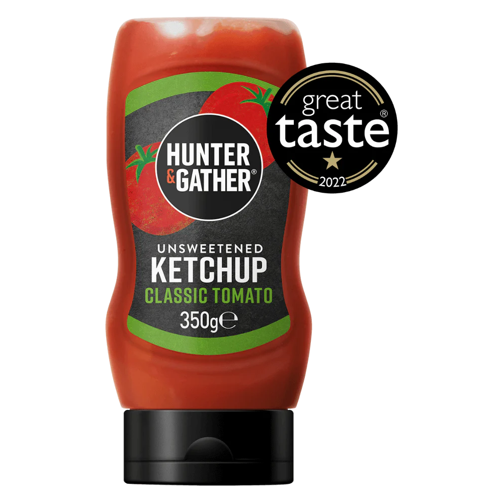 Hunter & Gather Unsweetened Tomato Ketchup 350g