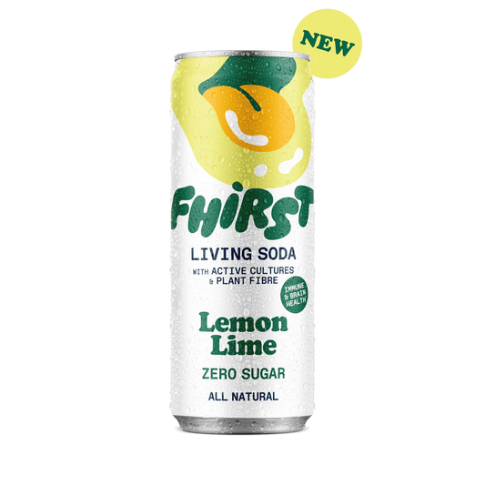 Fhirst Zero Sugar Living Soda - Lemon Lime 330ml