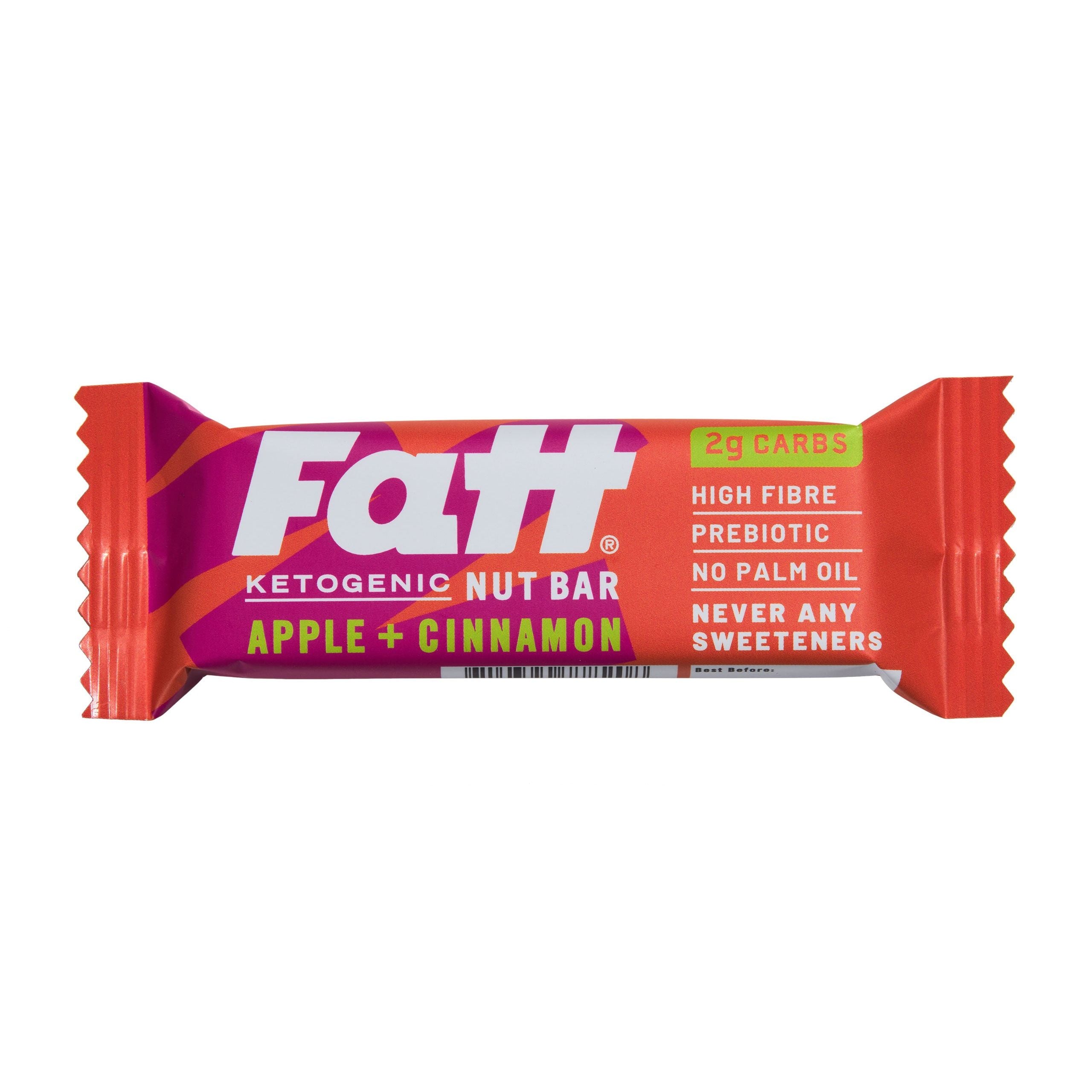 Fatt Apple Cinnamon Keto Nut Bar 30g