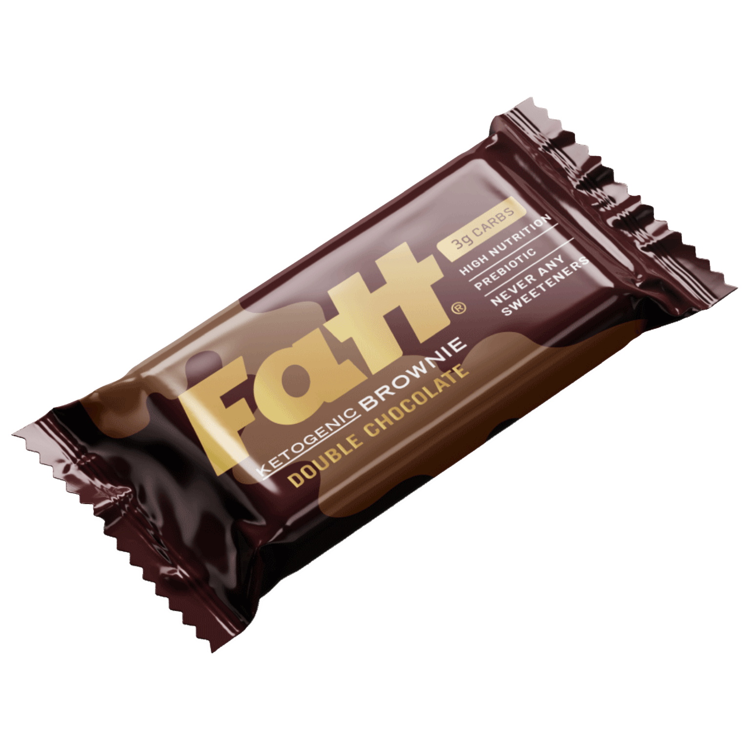 Fatt Double Chocolate Keto Brownie 40g