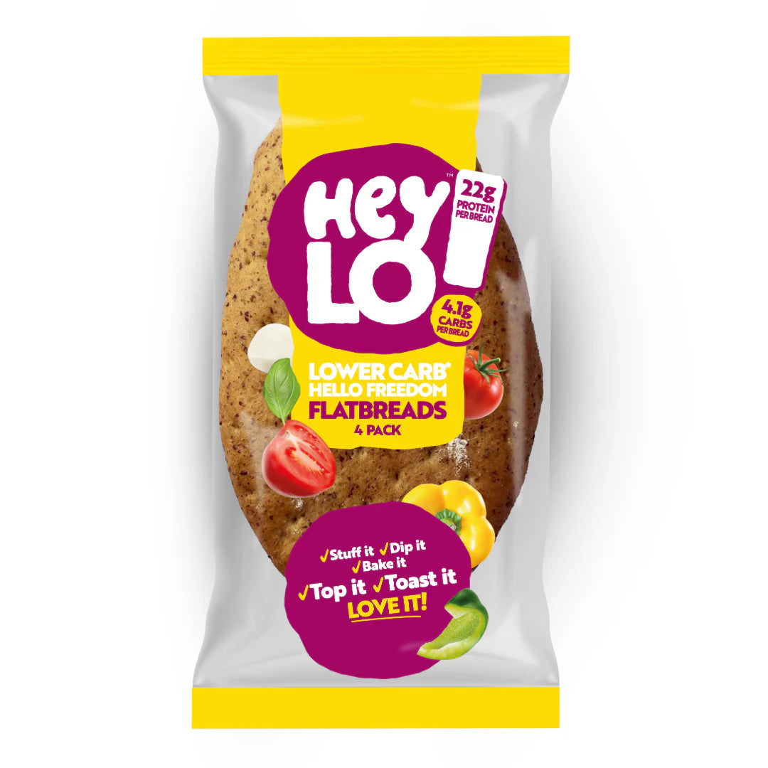 Heylo Low Carb Flatbreads - 4 x 70g