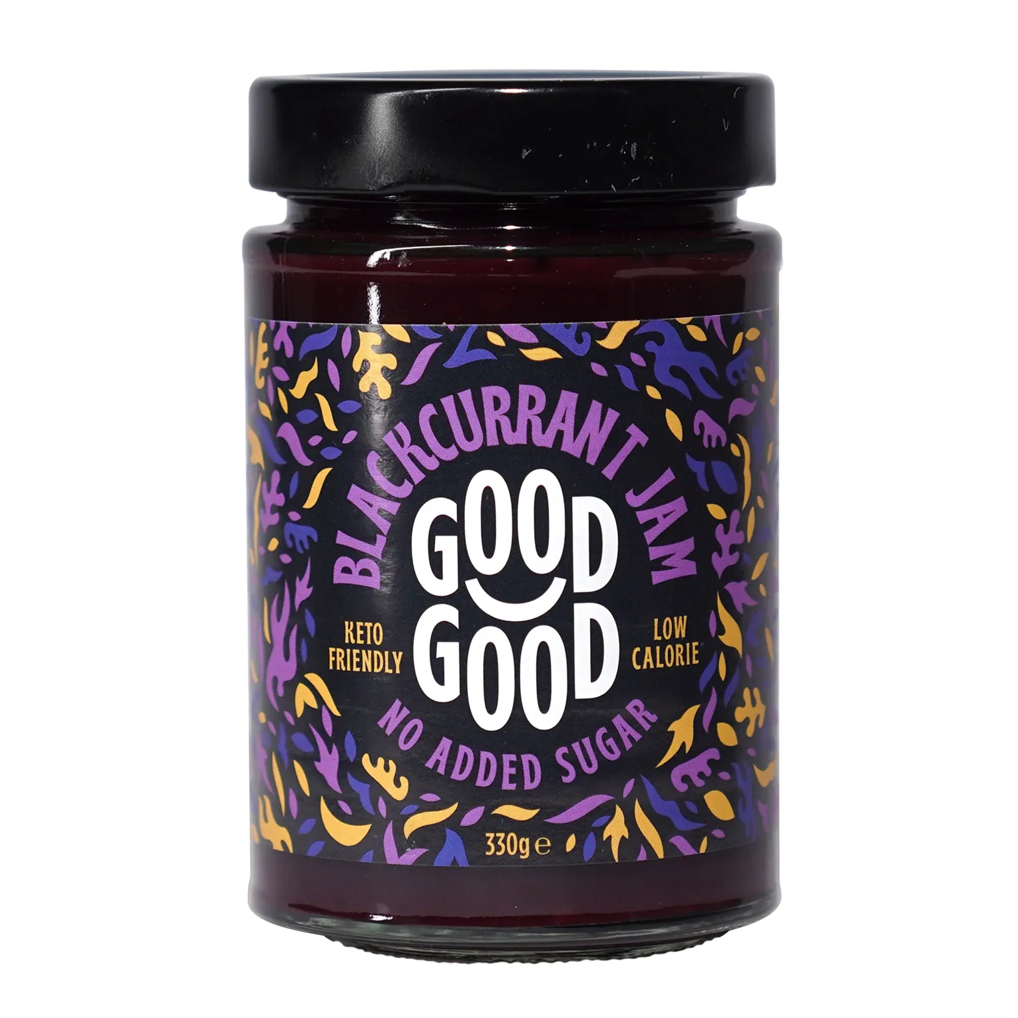 Good Good Keto Jam - Blackcurrant 330g