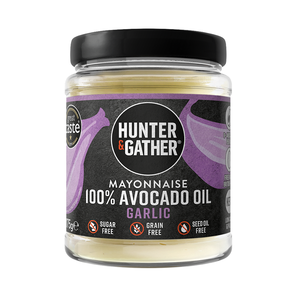 Hunter & Gather Avocado Oil Mayonnaise - Garlic 175g