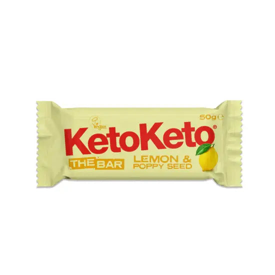 KetoKeto Lemon & Poppy Seed Keto Bar 50g