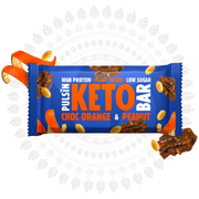 Pulsin Orange Choc & Peanut Keto Bar 50g