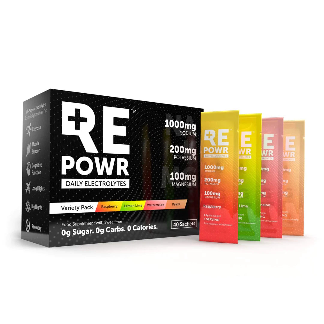 REPOWR Electrolytes Variety 40 pack - Mix 1