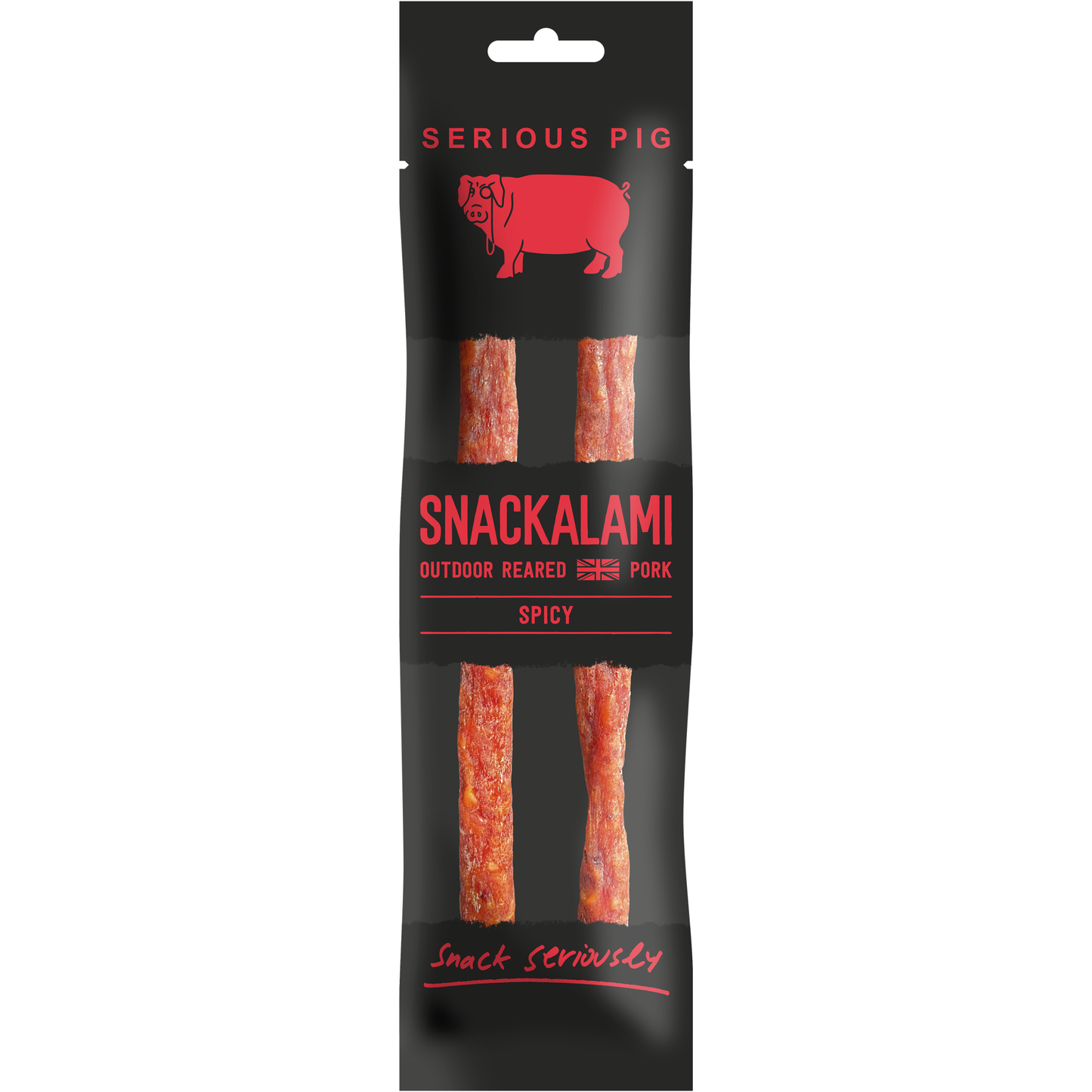 Serious Pig Snackalami Spicy Salami 30g