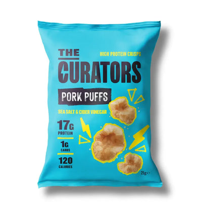 The Curators - Salt & Vinegar Pork Puffs 25g