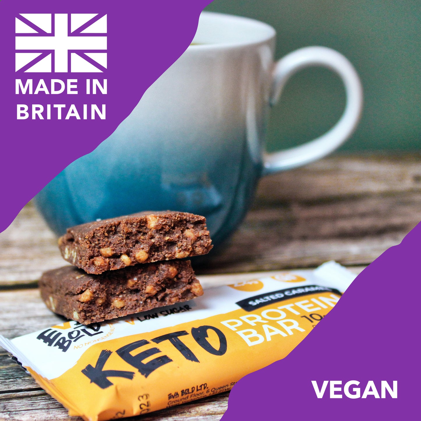 Eva Bold Salted Caramel Keto Bar 40g