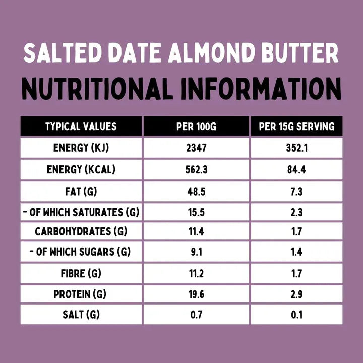 Yumello Salted Date Almond Butter 215g