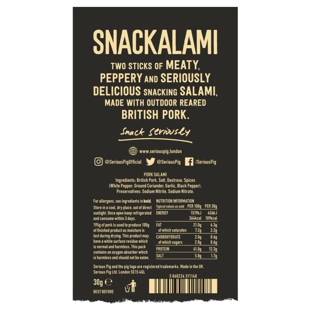 Serious Pig Snackalami Classic Salami 30g
