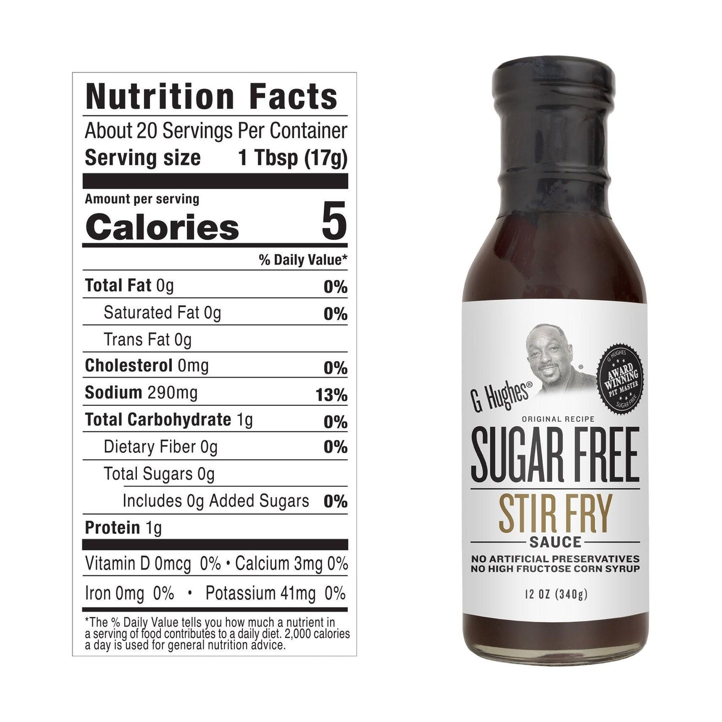 G Hughes Sugar Free Stir Fry Sauce 340g