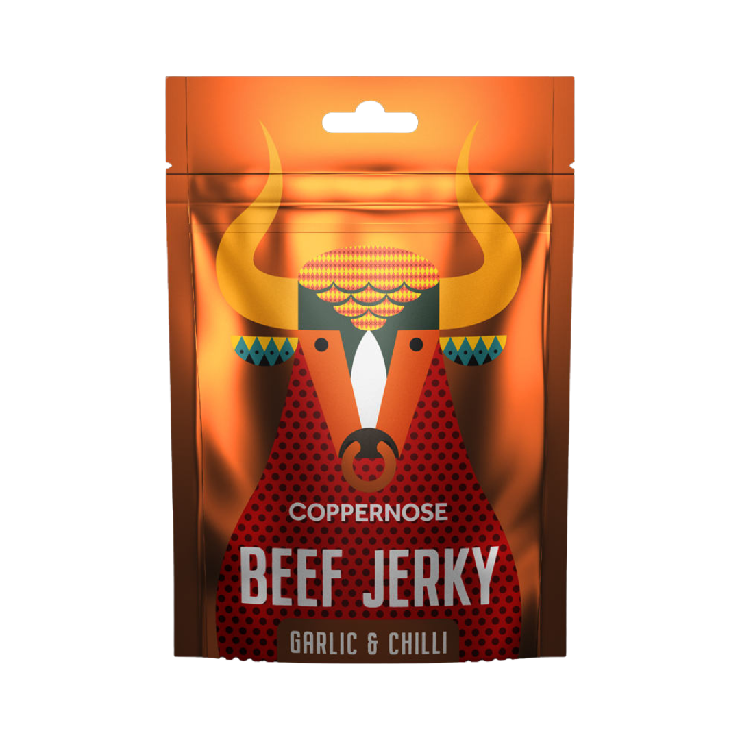 Coppernose Beef Jerky - Garlic & Chilli 30g
