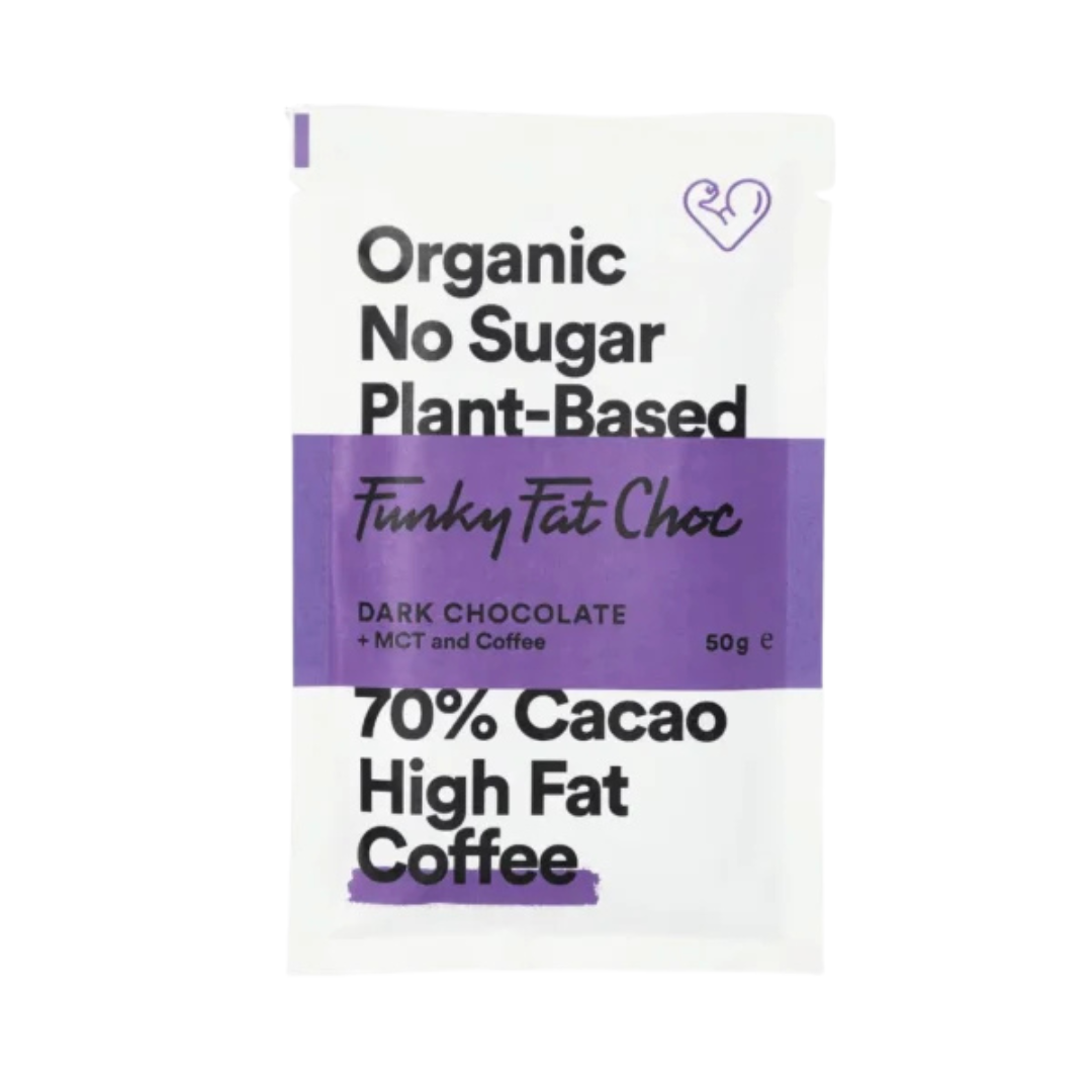 Keto Dark Chocolate with MCT & Coffee 50g