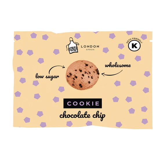London Apron Chocolate Chip Keto Cookie 35g