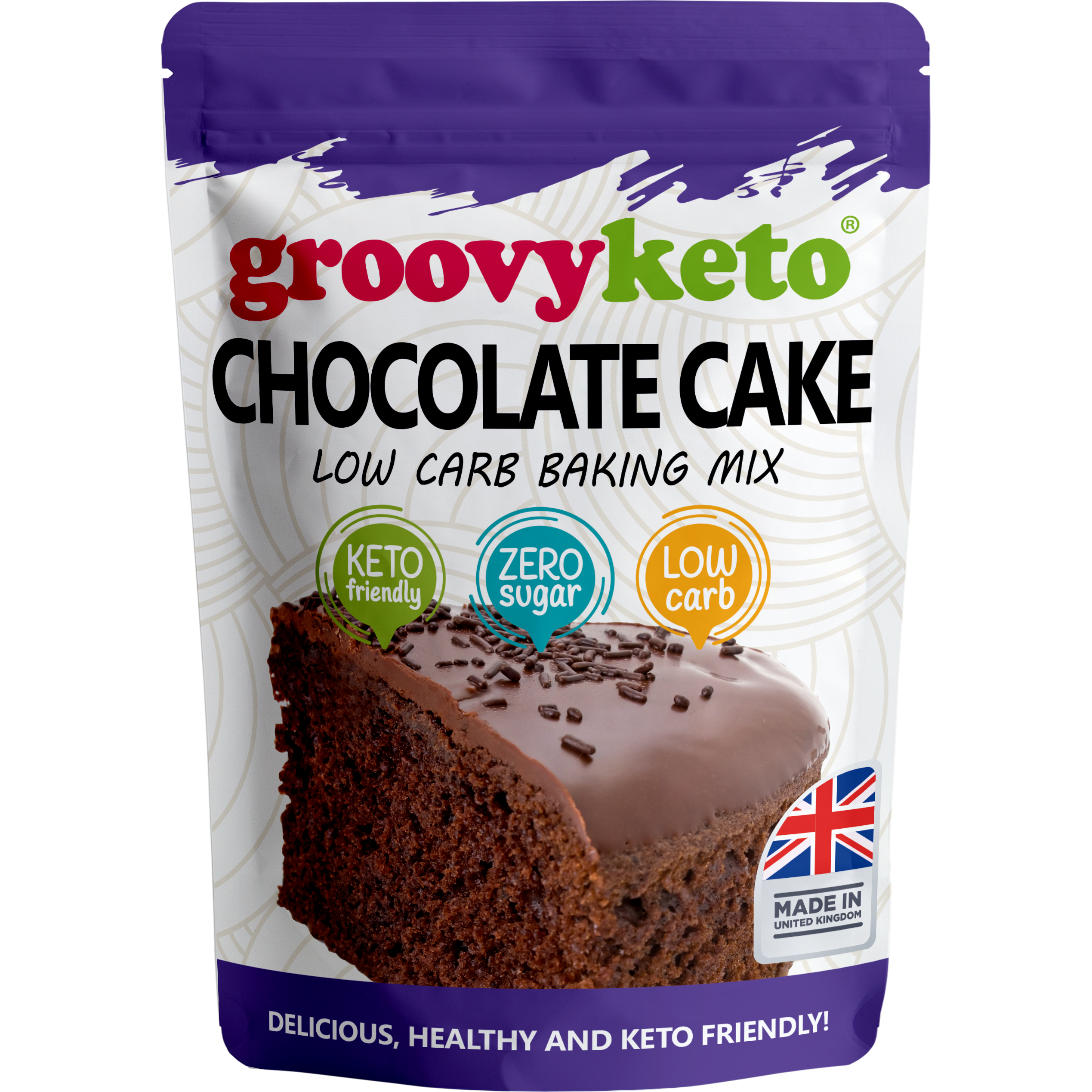 Groovy Keto Chocolate Cake Low Carb Baking Mix 260g