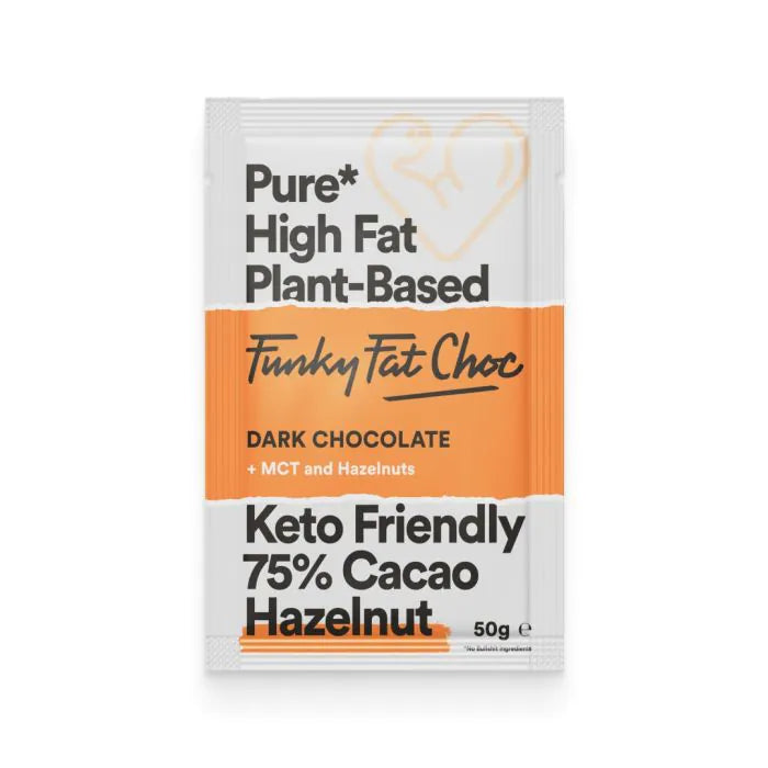 Keto Dark Chocolate with MCT & Hazelnut 50g