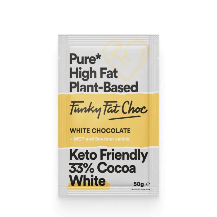 Keto White Chocolate with MCT & Bourbon Vanilla 50g