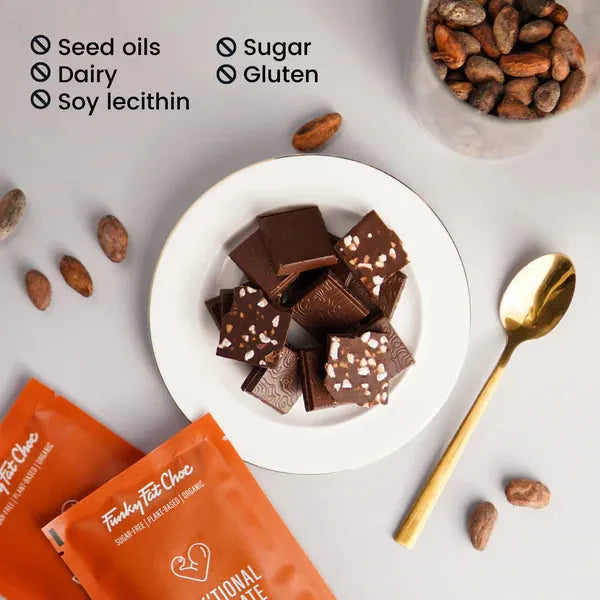 Keto Dark Chocolate with MCT & Hazelnut 50g