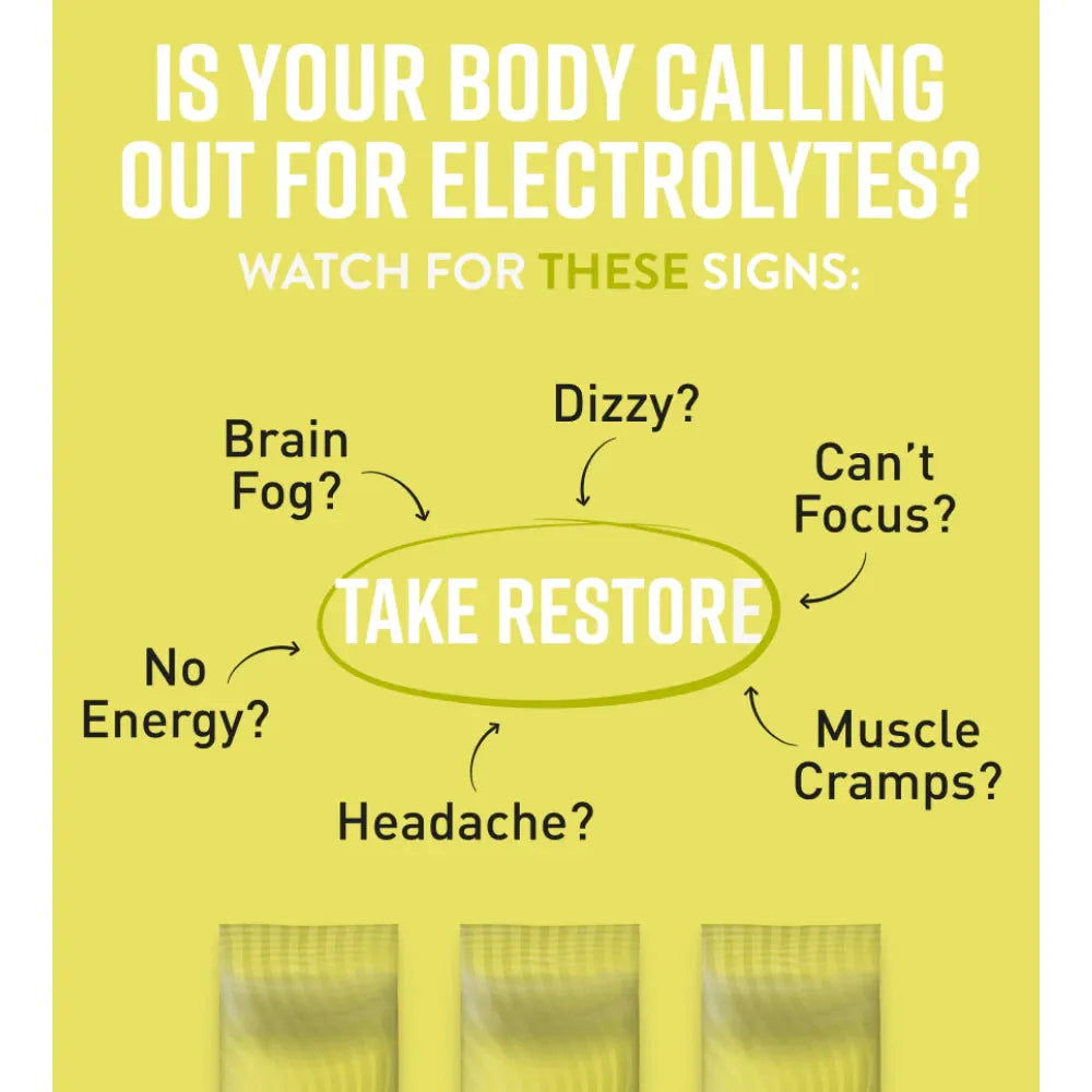 Hunter & Gather Restore Electrolytes - Lemon & Lime 7 pack