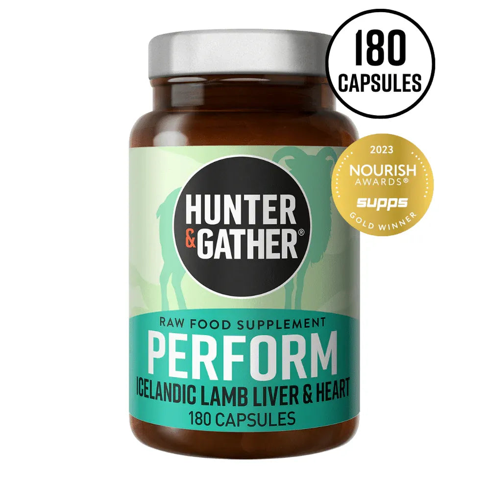 Hunter & Gather Perform Liver & Heart 180 Capsules