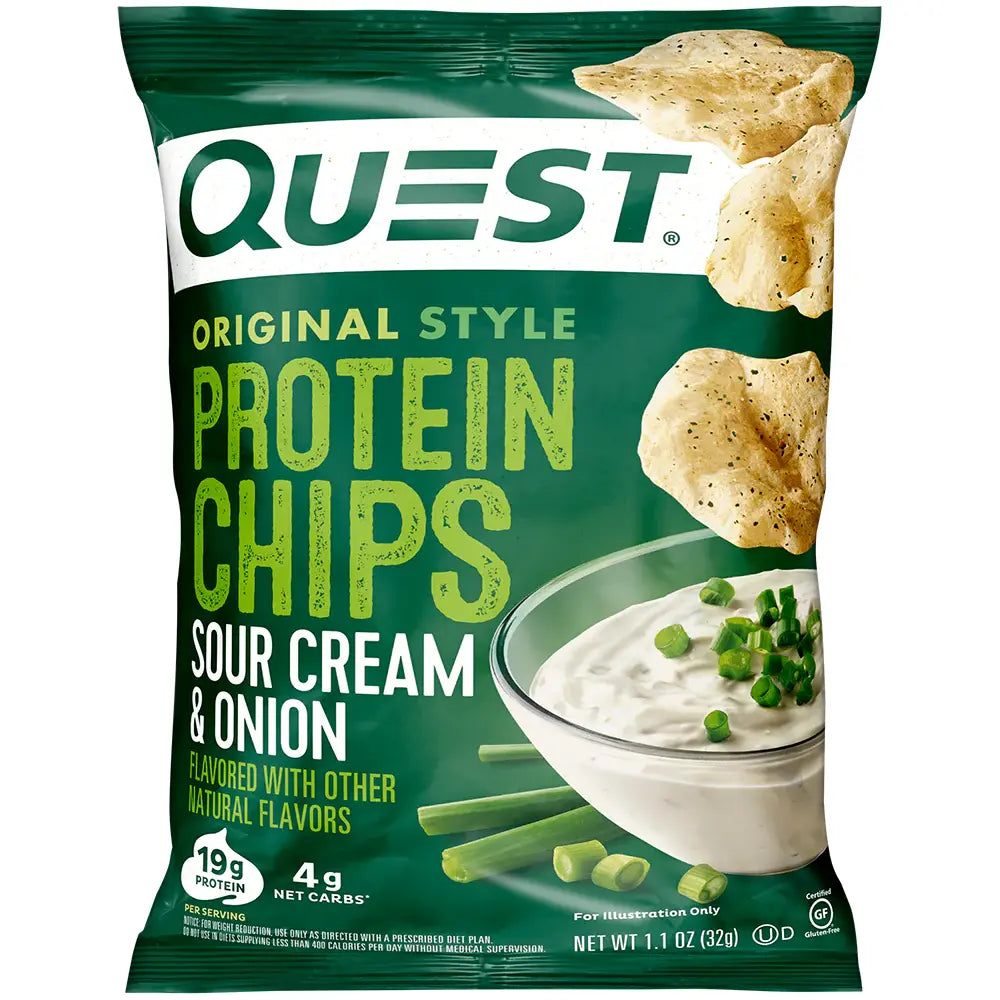 Quest Low Carb Chips - Sour Cream & Onion 32g