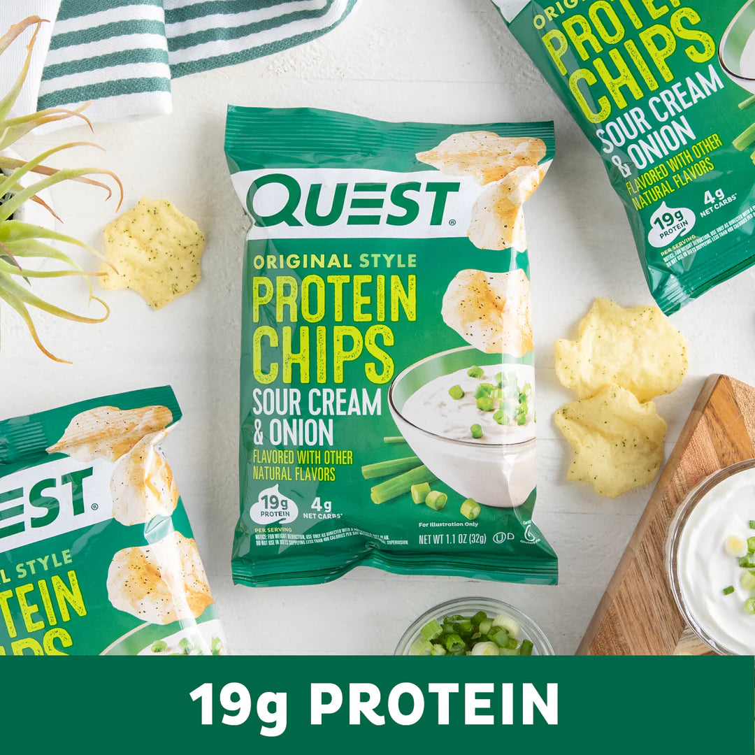 Quest Low Carb Chips - Sour Cream & Onion 32g