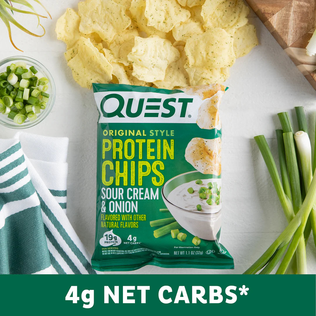 Quest Low Carb Chips - Sour Cream & Onion 32g