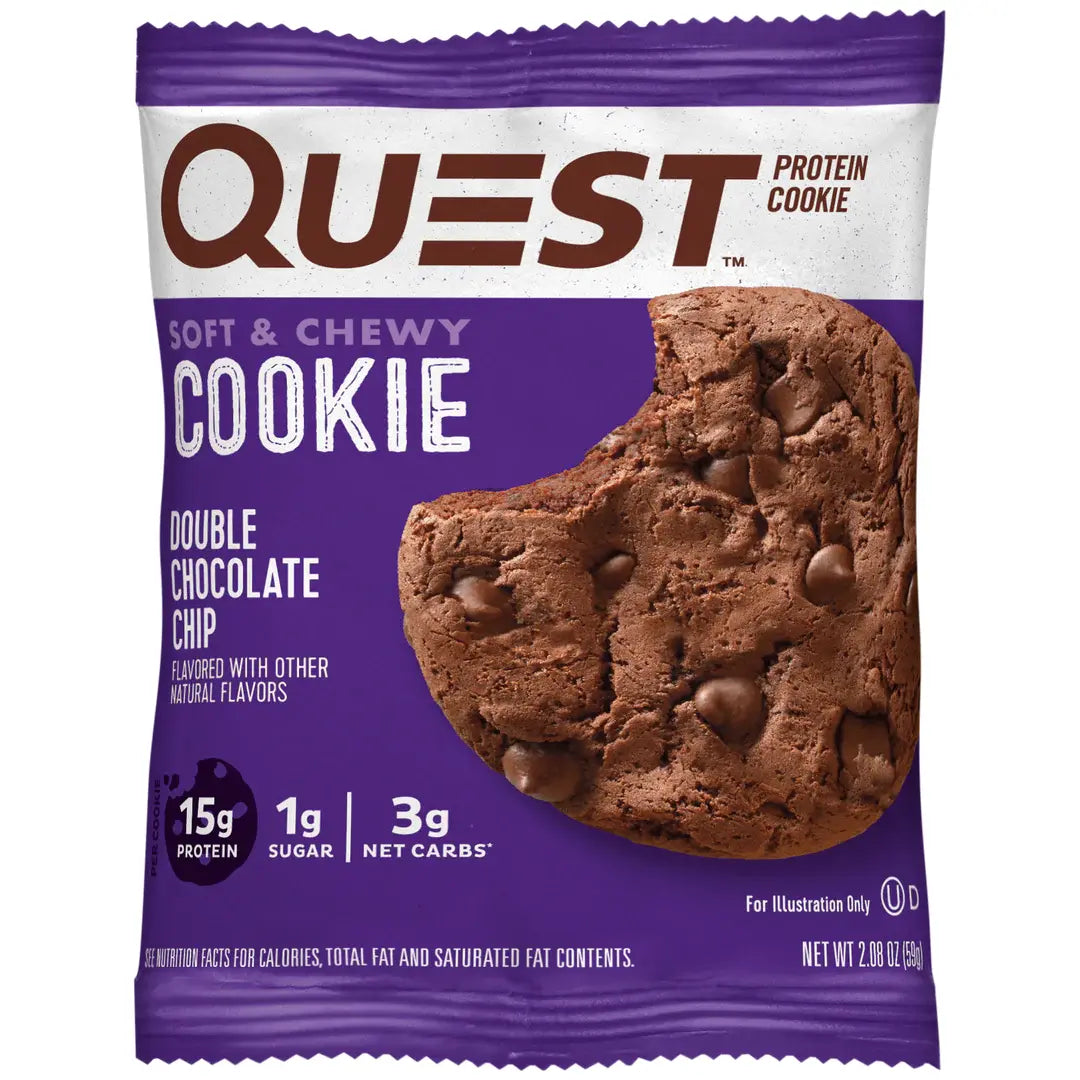 Quest Low Carb Cookie - Double Chocolate Chip 59g