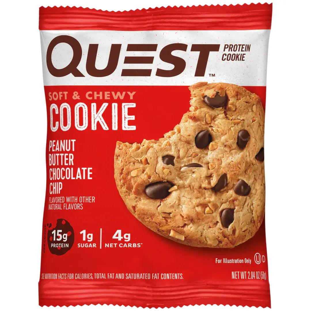 Quest Low Carb Cookie - Peanut Butter Chocolate Chip 58g