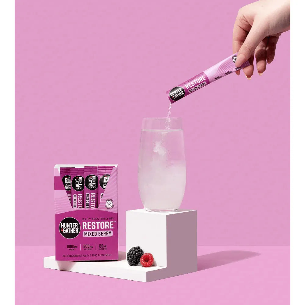 Hunter & Gather Restore Electrolytes - Mixed Berry 30 pack