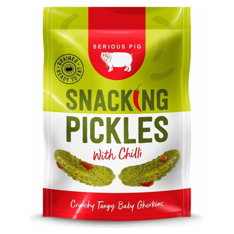 Serious Pig Snacking Pickles Chilli 40g