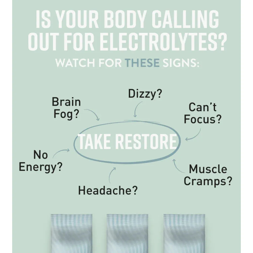 Hunter & Gather Restore Electrolytes - Unflavoured 30 pack