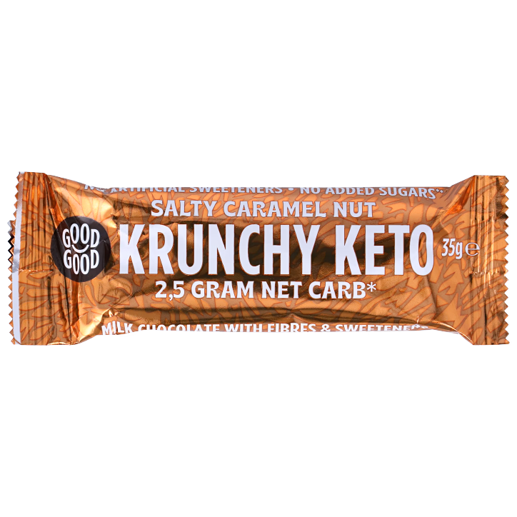 Good Good Krunchy Keto Bar - Salty Caramel Nut 35g