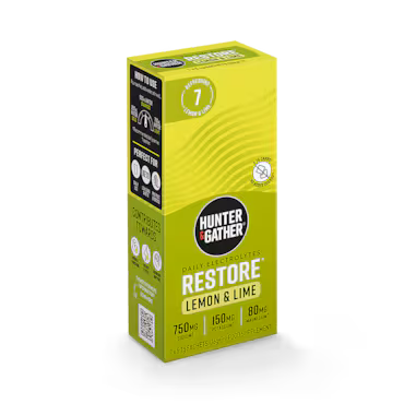 Hunter & Gather Restore Electrolytes - Lemon & Lime 7 pack