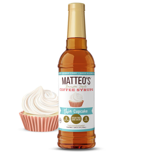 Matteo's Keto Coffee Syrup - Cupcake 750ml