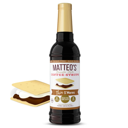 Matteo's Keto Coffee Syrup - S'mores 750ml