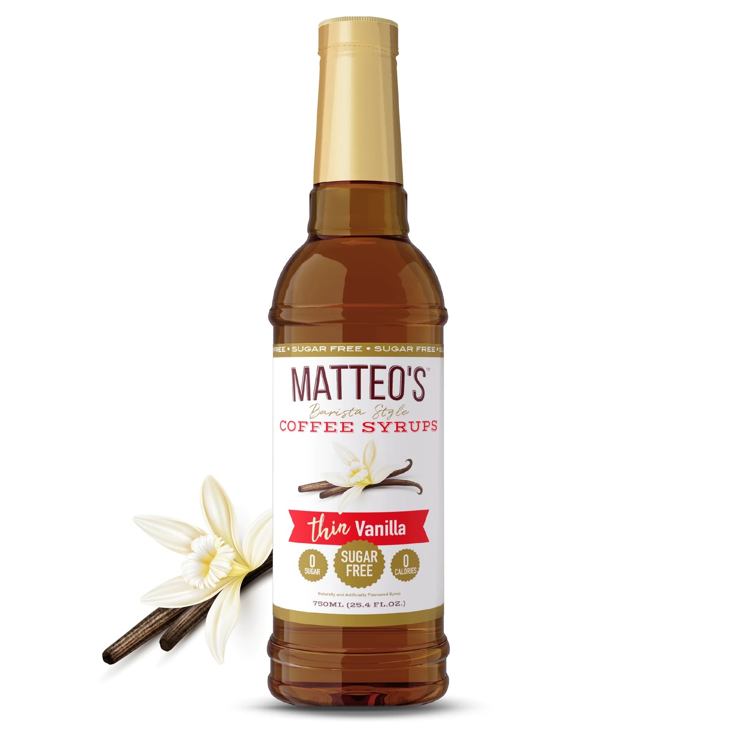 Matteo's Keto Coffee Syrup - Vanilla 750ml