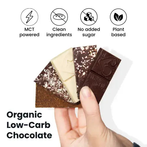 Keto Chocolate with MCT - Variety Sampler 10 Pack