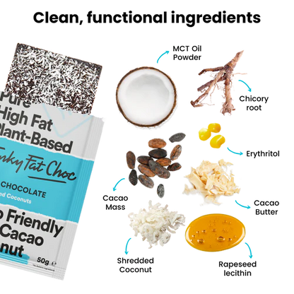 Keto Dark Chocolate with MCT & Coconut 50g