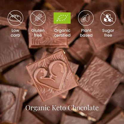 Keto Dark Chocolate with MCT & Coffee 50g