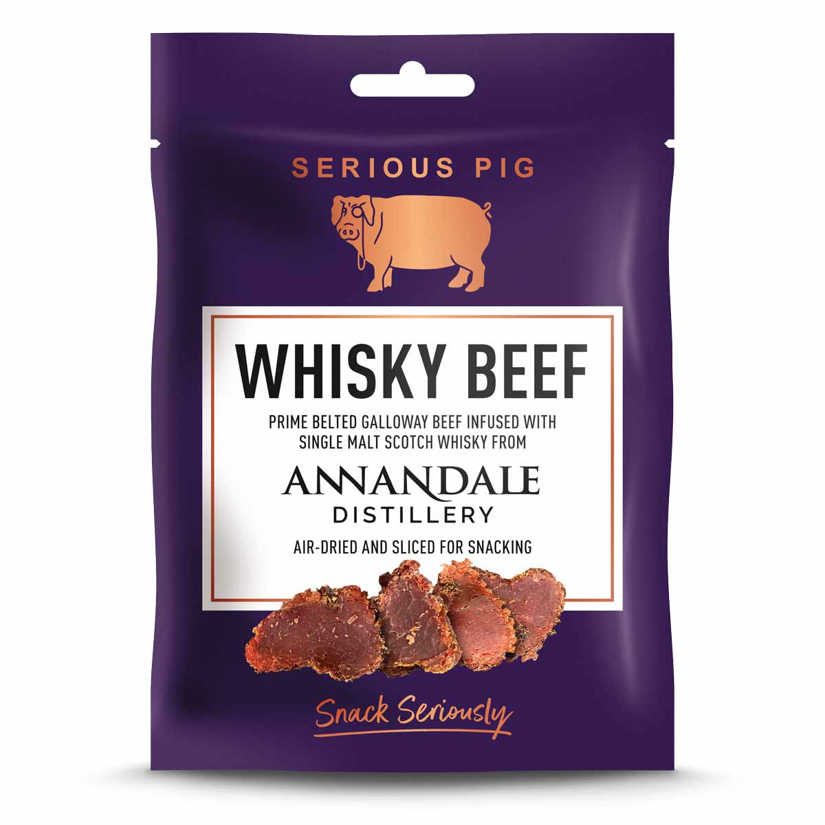 Serious Pig Whisky Beef 35g